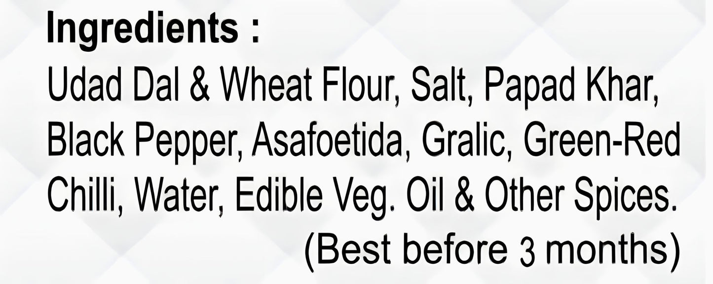 Golden Lasniya Papad | spicey (Garlic-chilli)