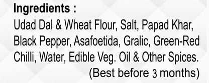 Golden Lasniya Papad | spicey (Garlic-chilli)